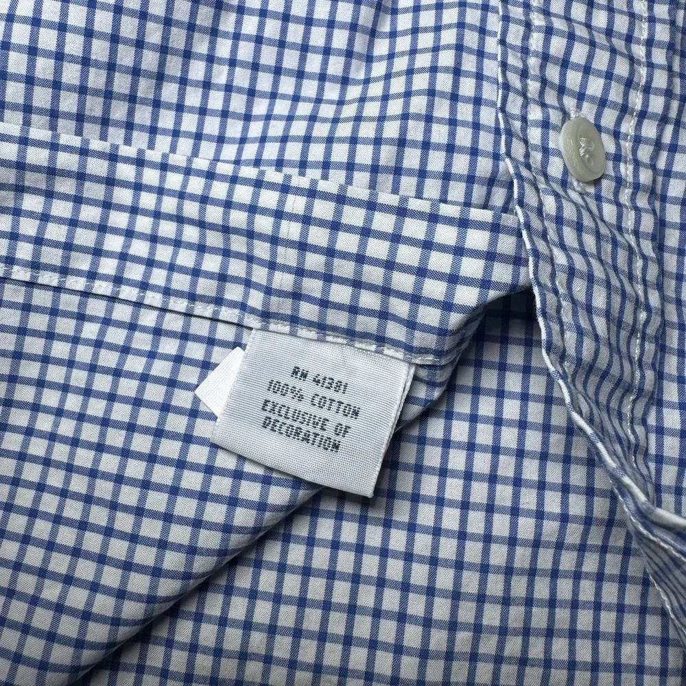 Polo Ralph Lauren Button Down Shirt Plaid Checkered Men XL Long Sleeve Lot of 2